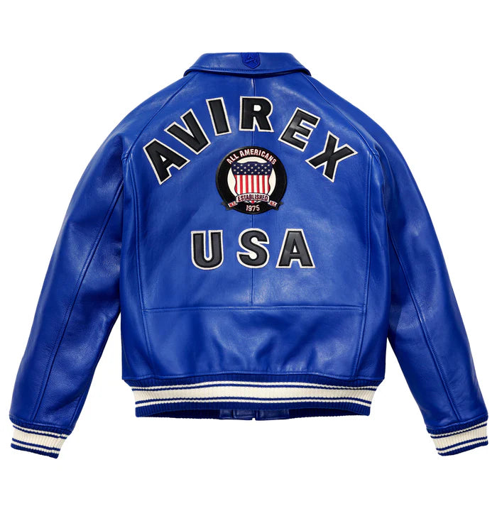 AVIREX U.S.A. CLASSIC ICON LEATHER JACKET