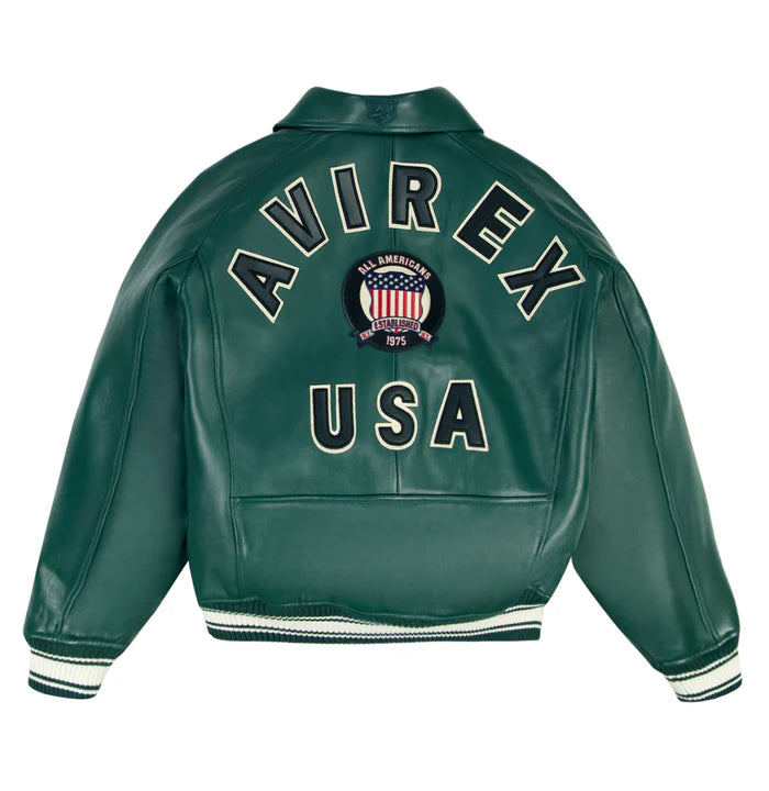 AVIREX U.S.A CLASSIC ICON LEATHER JACKET