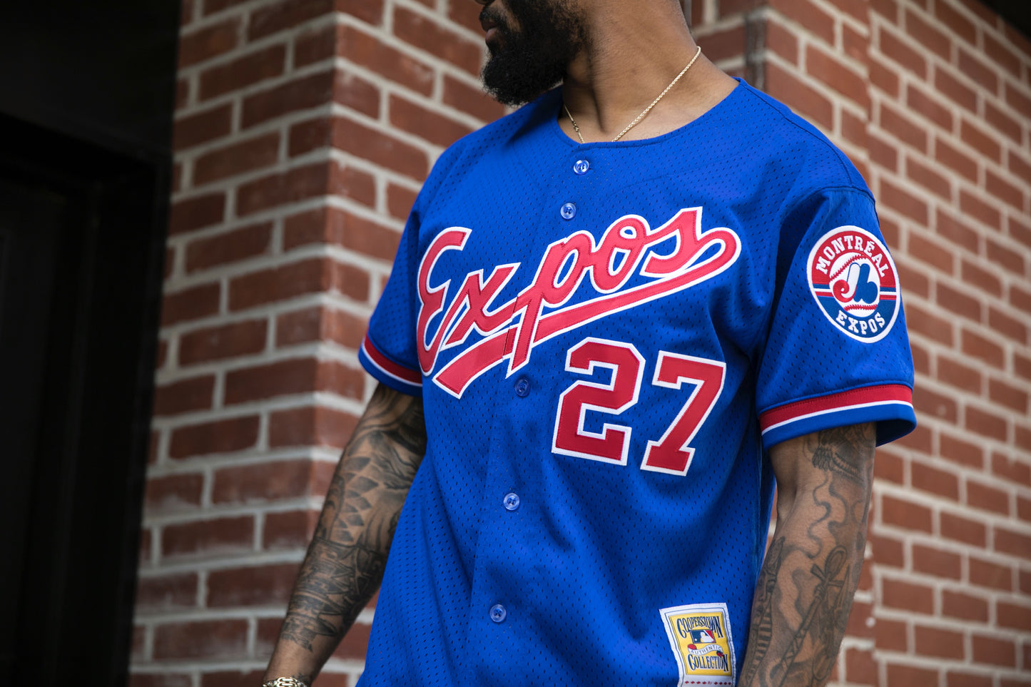 Men's Montreal Expos Vladimir Guerrero Mitchell & Ness Royal Cooperstown Collection