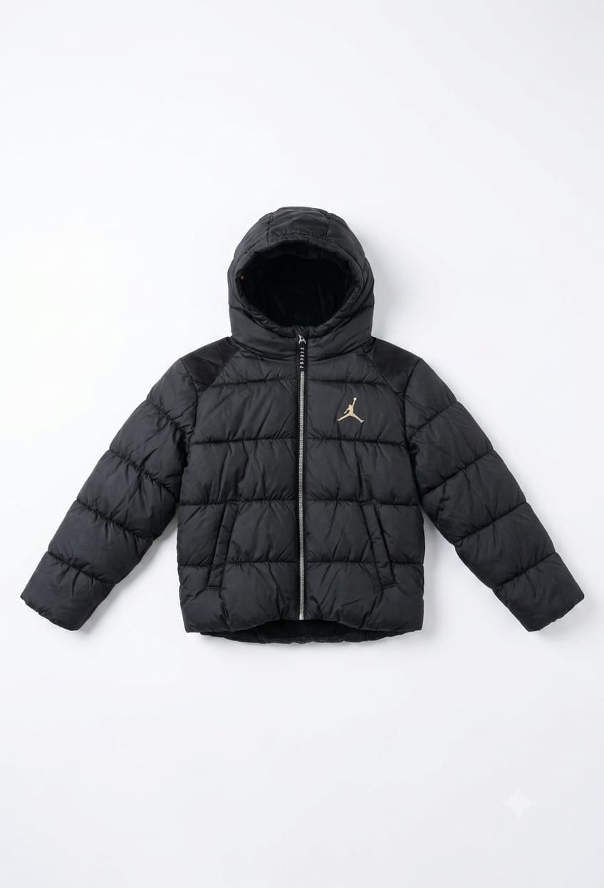 JORDAN JUNIOR GIRLS GLITTER SHINE PUFFER