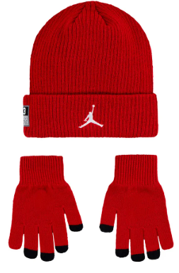 JD 23 Beanie & Gloves Set 8-20y