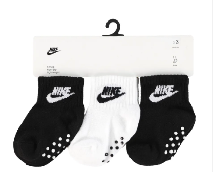 Nike No Slip Socks 3-Pack 12-24m