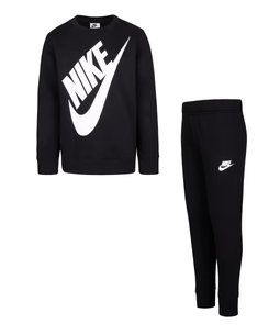 BLACK JUMBO FUTR CREW SET
