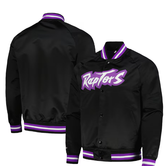 Men's Mitchell & Ness Black Toronto Raptors