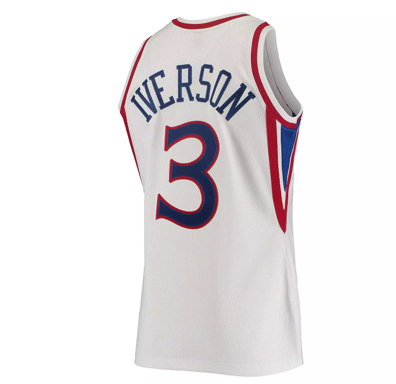 Allen Iverson 96-97 mitchell and ness philadelphia 76ers unisex jersey
