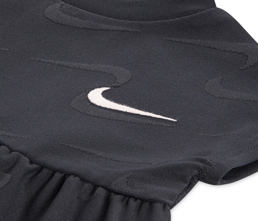 NIKE INFANT SWOOSH MOTION JUMPSUIT 'DARK GREY'