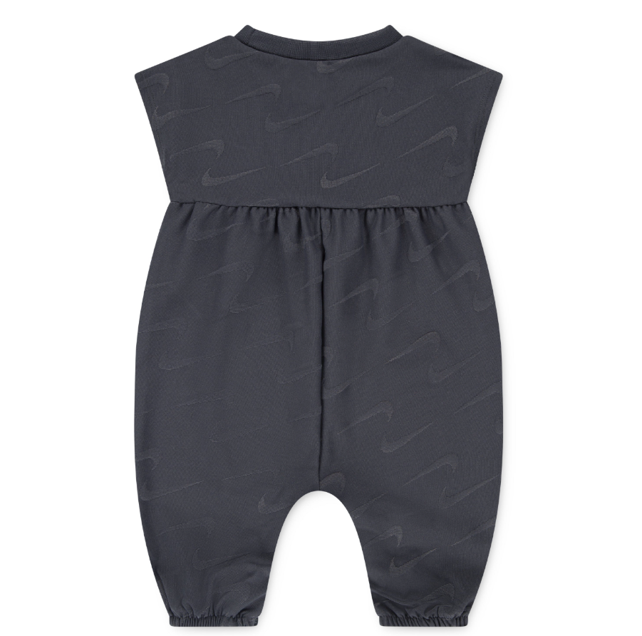 NIKE INFANT SWOOSH MOTION JUMPSUIT 'DARK GREY'