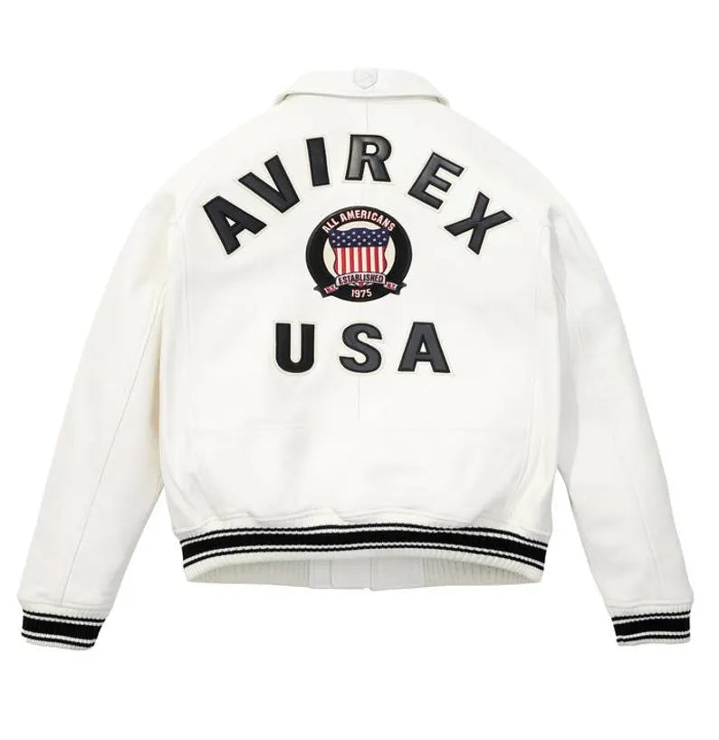 AVIREX U.S.A. CLASSIC ICON LEATHER JACKET