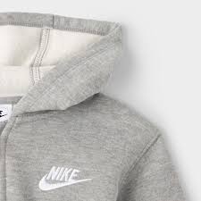 NIKE CLUB FLEECE ZIP UP HOODIE