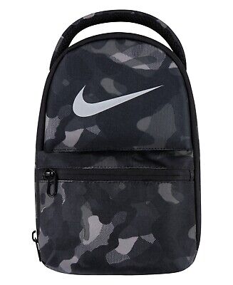 NIKE INSULATED LUNCH BAG Cooler Black with Camo One Size #9A2747-K11