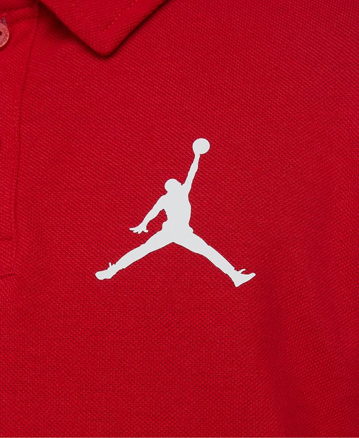 Jordan Big Boys Jumpman Short Sleeve Polo Shirt