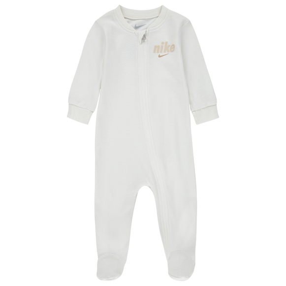 Baby Footed Coverall In White - Nike