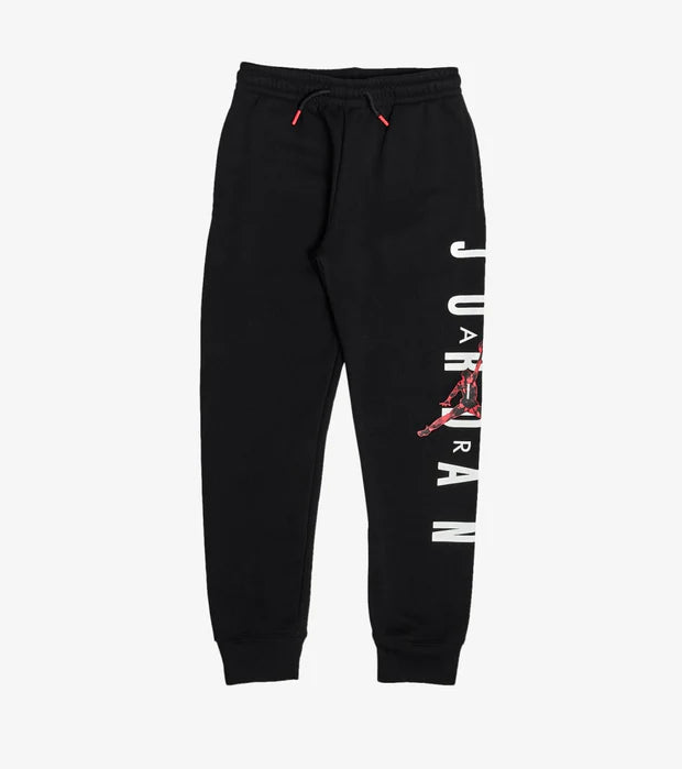 Air Jordan Fleece Jogger Pants Cuff Ankle Black