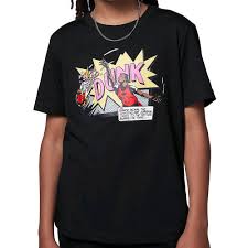 AIR JORDAN COMICS DUNK T - BLACK