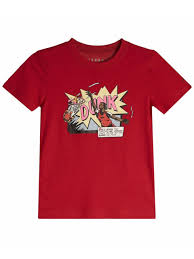 AIR JORDAN COMICS DUNK T-SHIRT - RED