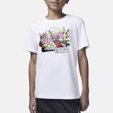 AIR JORDAN COMICS DUNK T-SHIRT - WHITE