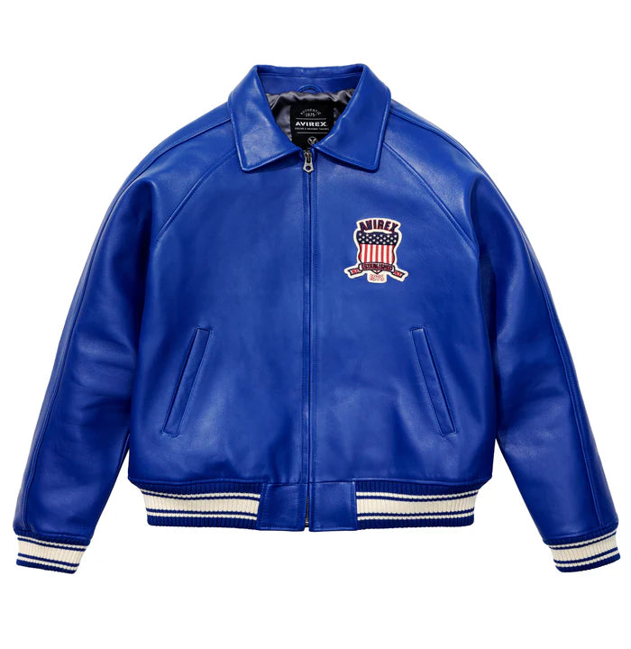 AVIREX U.S.A. CLASSIC ICON LEATHER JACKET