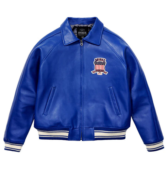 AVIREX U.S.A. CLASSIC ICON LEATHER JACKET