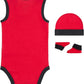 JORDAN 23 JERSEY 3 PIECE INFANT SET - RED