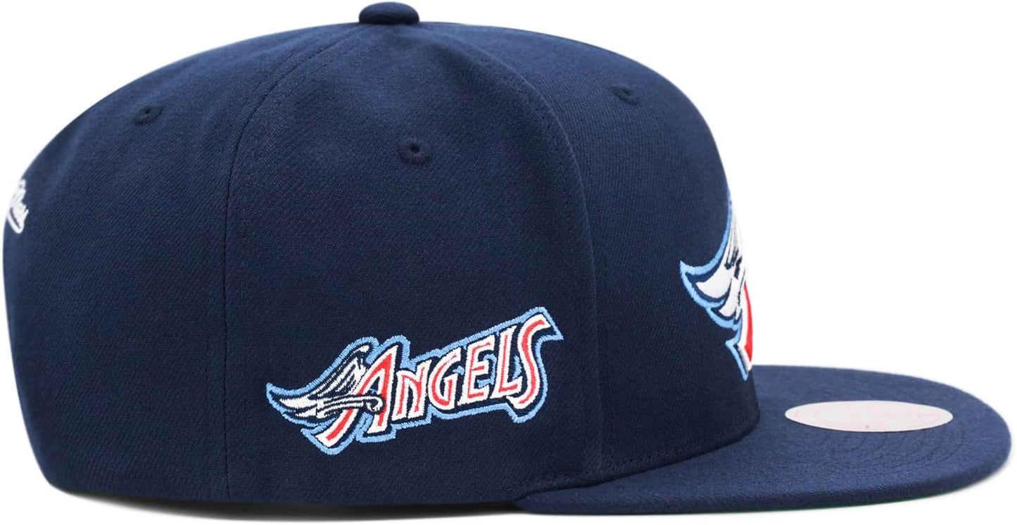 Mitchell & Ness Los Angeles Angels of Anaheim Evergreen Coop Adjustable Snapback