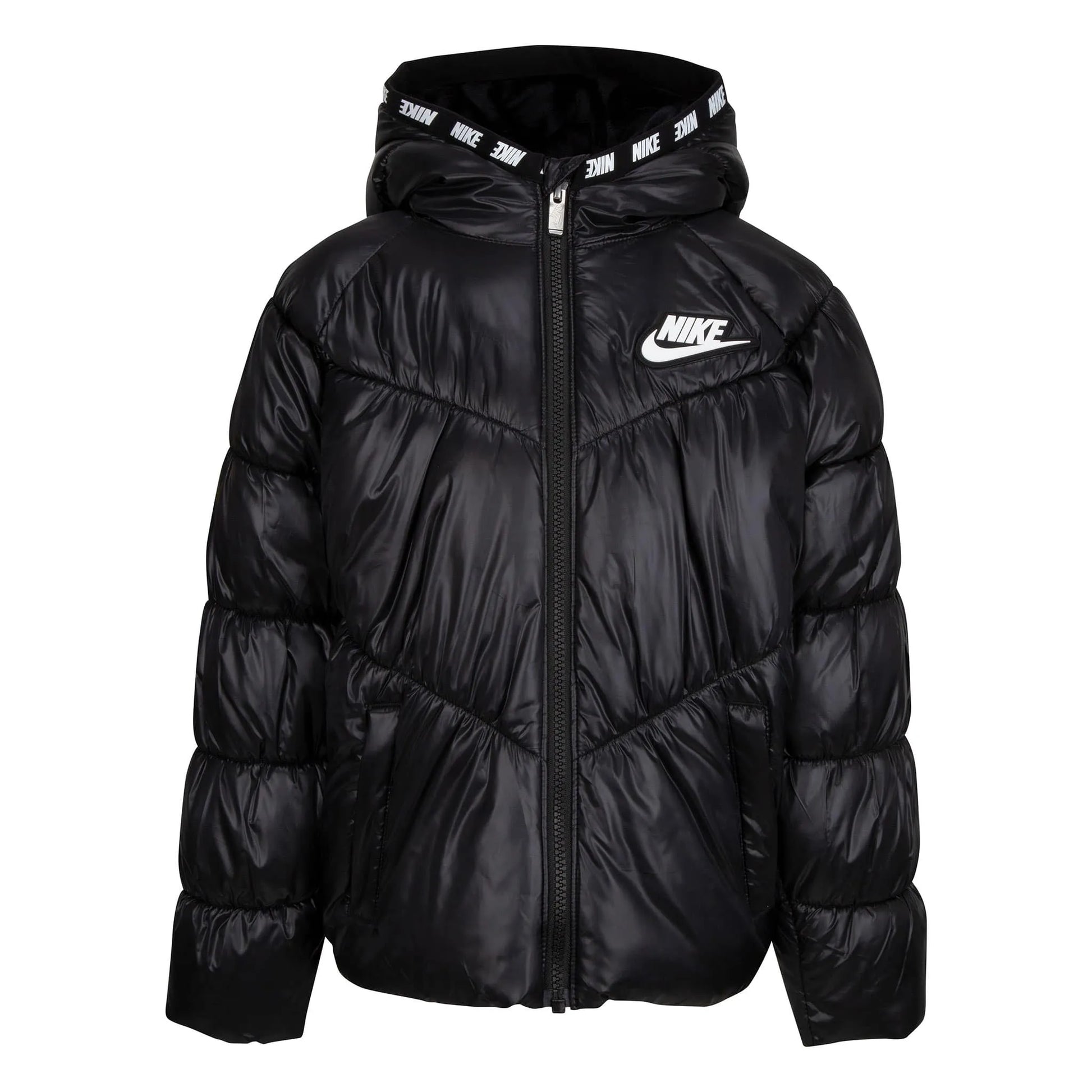 Nike Kids Black Chevron Puffer Jacket Les FlyKidz