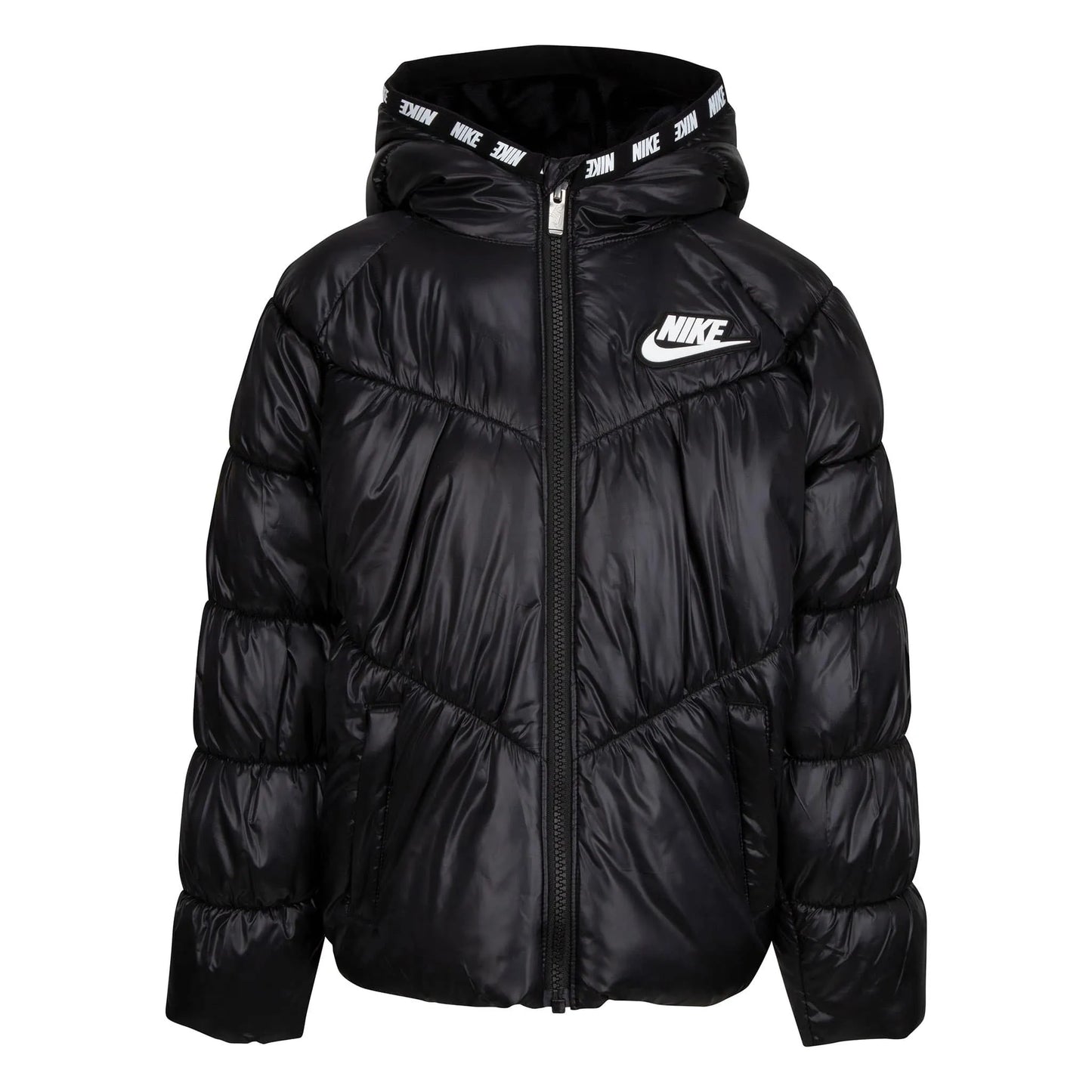 Nike Kids Black Chevron Puffer Jacket