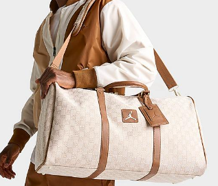 Jordan Large Monogram Duffle Bag MILK COCONUT