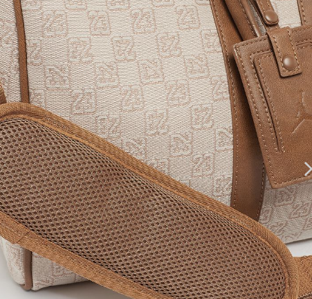 JORDAN Monogram Duffle Bag coocnut milk