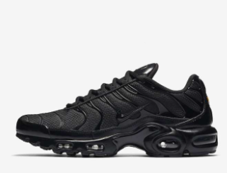 Nike Air Max Plus Black Suede Silver