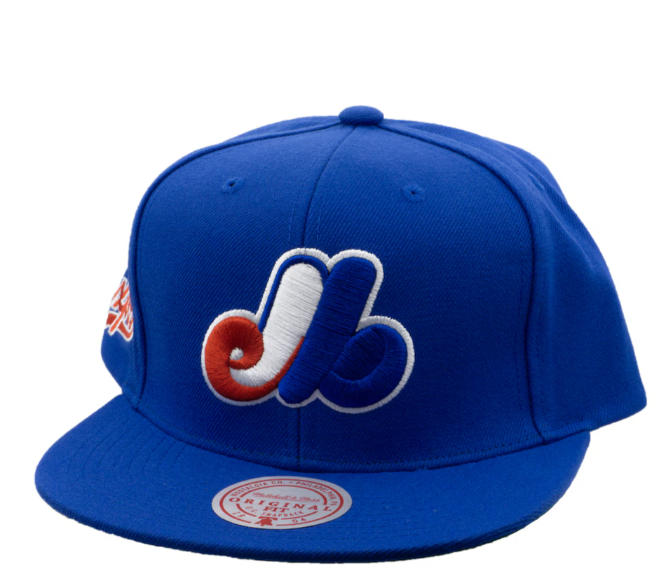 Men's Montreal Expos Mitchell & Ness Blue Cooperstown