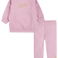 Nike Infant Girls' Crewneck And Tights Set / Elemental Pink
