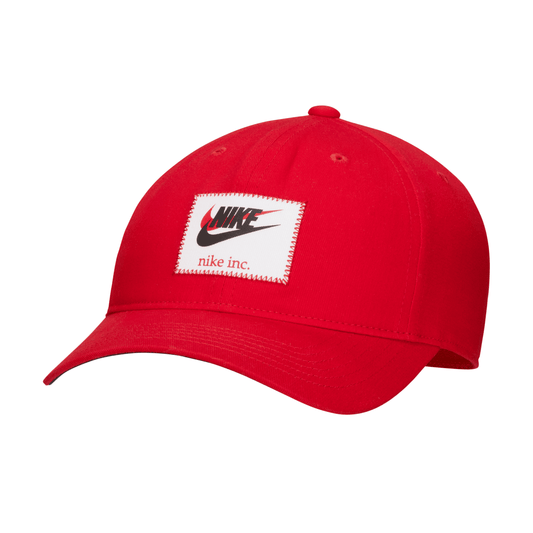 Nike "just Do It" Strapback Curved Brim Cap Little Kids' Hat In Red