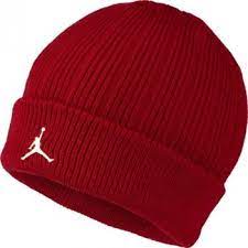 Jordan red Beanie