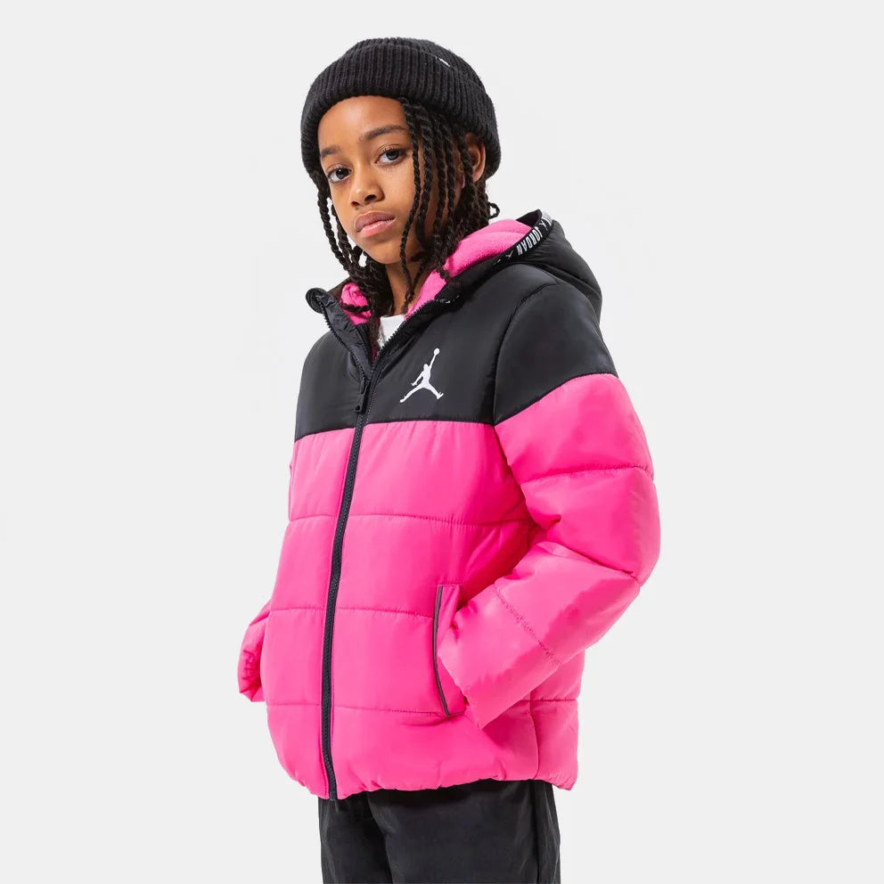 Jordan Basic Poly Kids' Puffer Jacket Pink 45B (Filles)