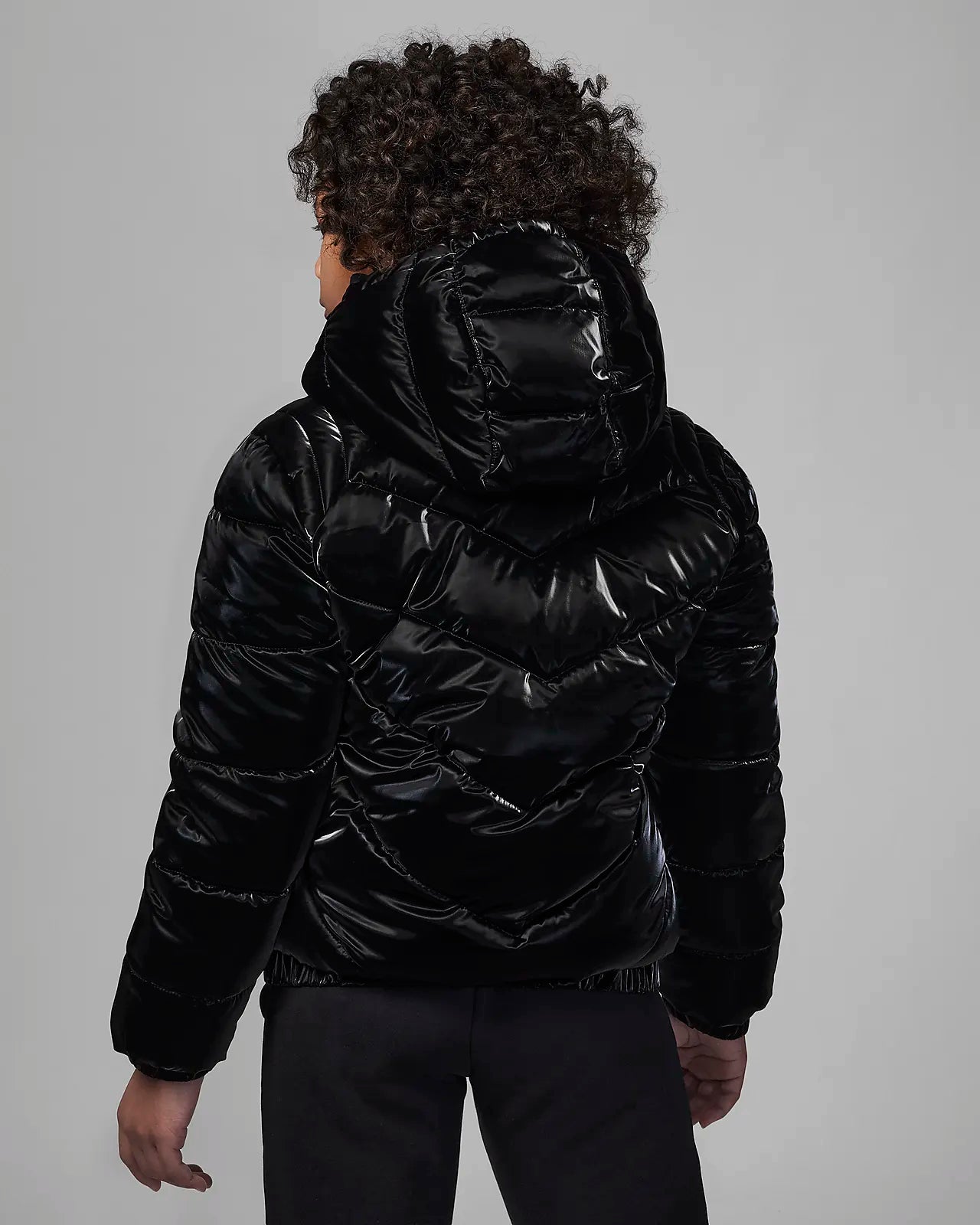 JORDAN Shiny Chevron Quitling Jacket (Filles)