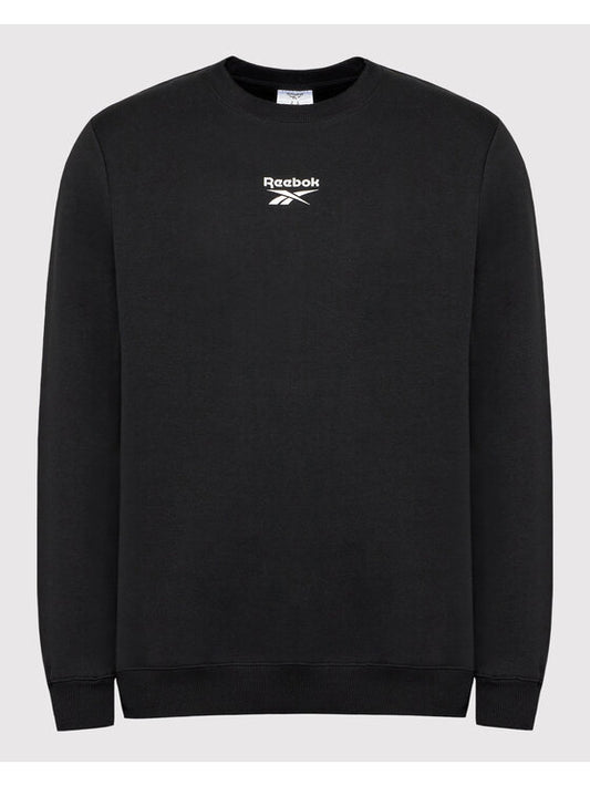 Reebok - Sweat Crewneck A Bandes Reebok Identity Tape HB5974 Noir