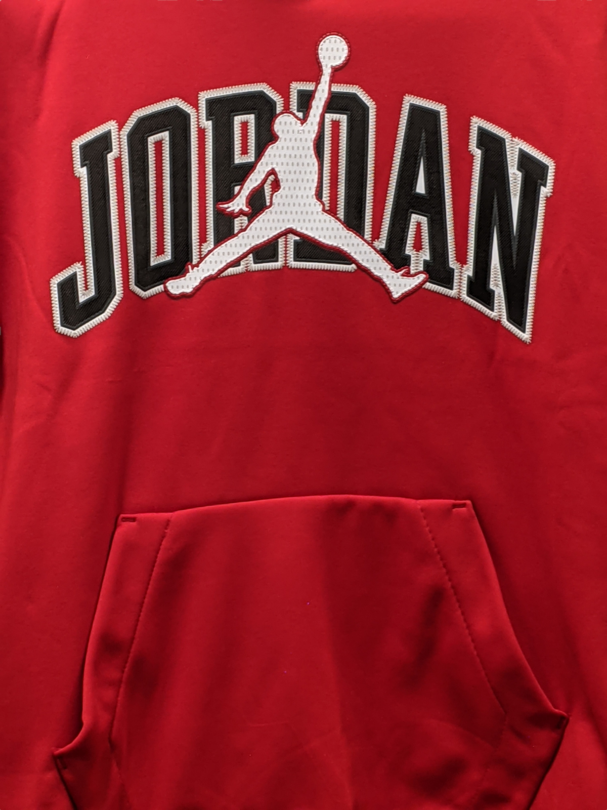 NIKE AIR JORDAN Boy's Fleece Hoodie ~ Gym Red