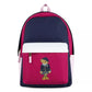 Polo Ralph Lauren Kid's Collegiate Print Logo Embroidered Polo Bear Backpack