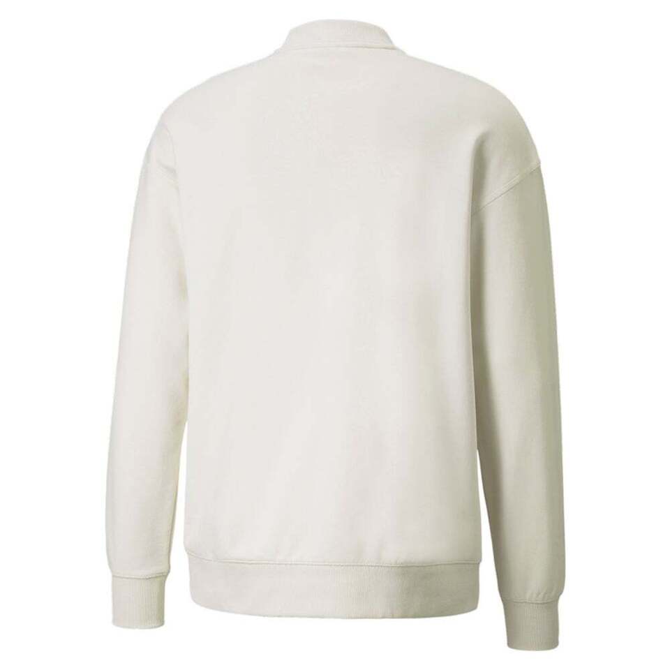 Puma Classics High Crew Neck Sweater Mens Off White