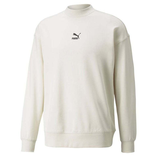 Puma Classics High Crew Neck Sweater Mens Off White