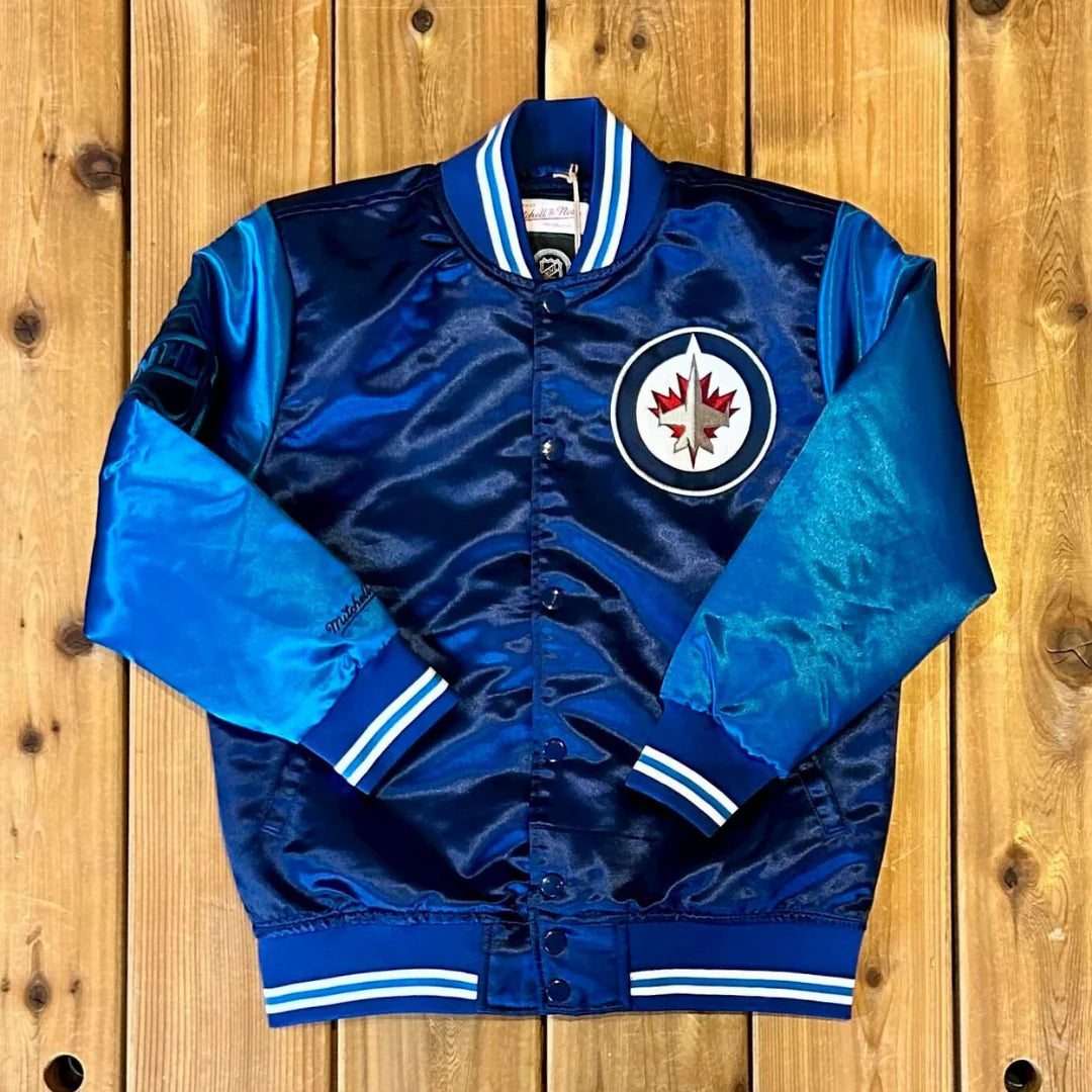Winnipeg Jets Boys Satin Heavy Weight Jacket NHL