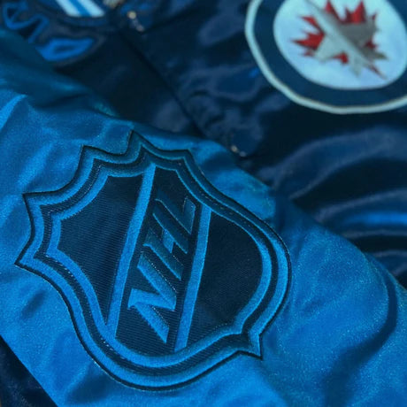 Winnipeg Jets Boys Satin Heavy Weight Jacket NHL