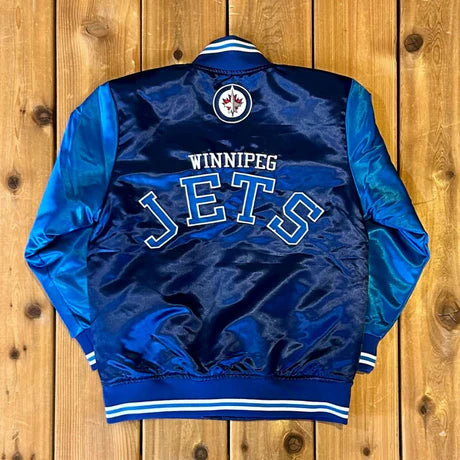 Winnipeg Jets Boys Satin Heavy Weight Jacket NHL